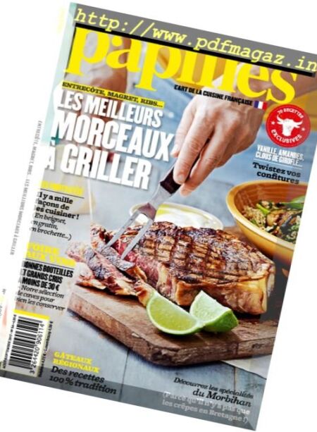 Papilles – Aout-Septembre 2017 Cover