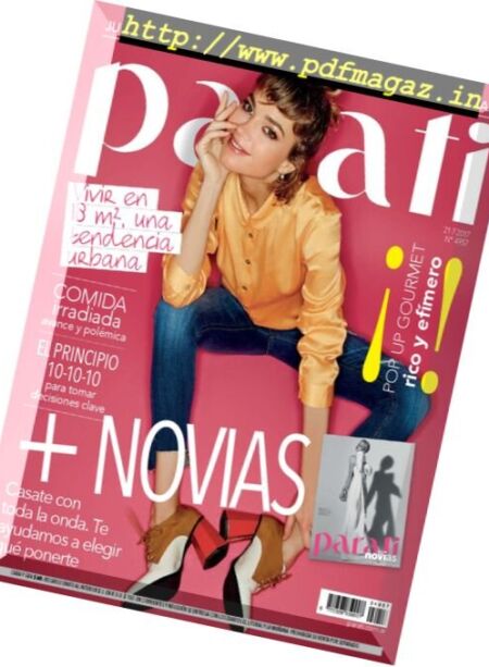Para Ti Argentina – 21 Julio 2017 Cover