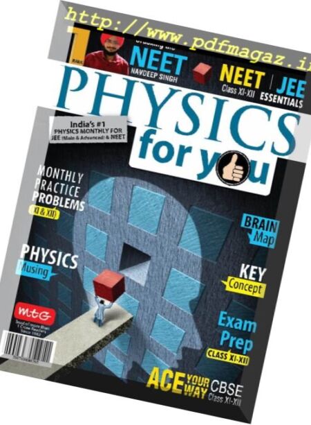 Physics For You – August 2017 Cover