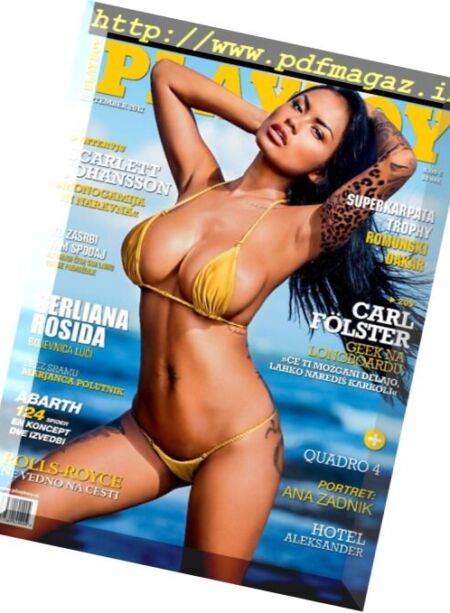Playboy Slovenia – September 2017 Cover
