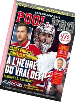 Pool Pro Saison – 2017-2018