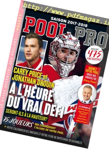 Pool Pro Saison – 2017-2018 Cover
