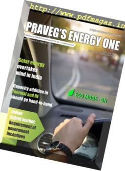 Praveg’s Energy One – April-June 2017