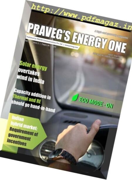 Praveg’s Energy One – April-June 2017 Cover