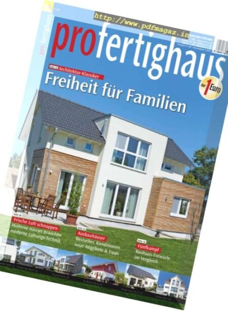 Pro Fertighaus – September-Oktober 2017 Cover