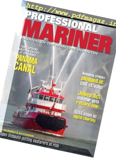 Professional Mariner – August 2017 Cover
