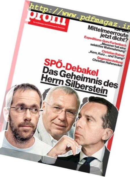 Profil – 21 August 2017 Cover
