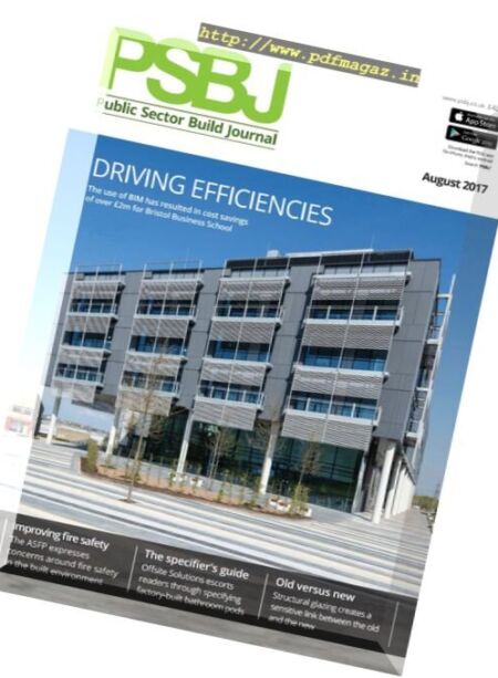 PSBJ Public Sector Building Journal – August 2017 Cover