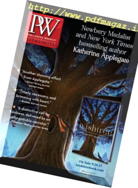 Publishers Weekly – 17 July 2017 Cover