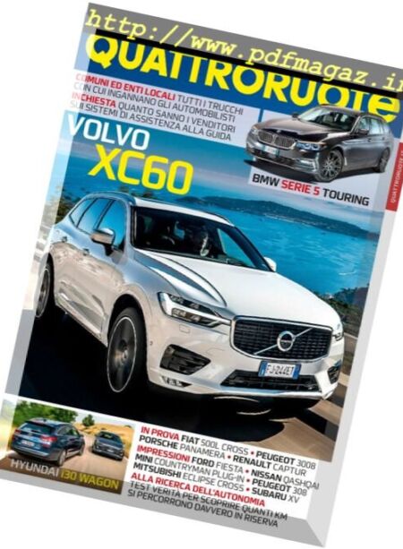 Quattroruote Italia – Agosto 2017 Cover