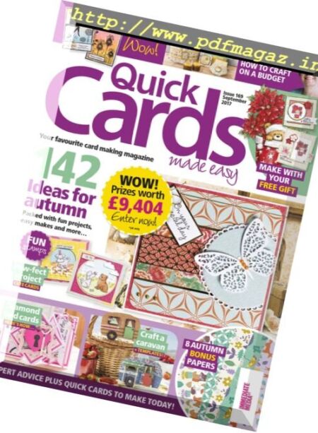 Quick Cards Made Easy – September 2017 Cover