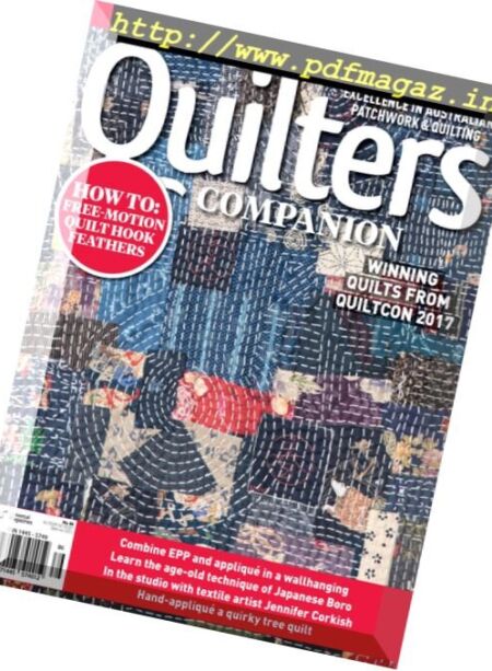 Quilters Companion – Issue 86, 2017 Cover