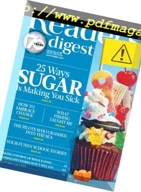 Reader’s Digest Canada – September 2017 Cover