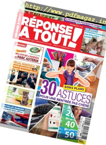 Reponse A Tout – Septembre 2017 Cover
