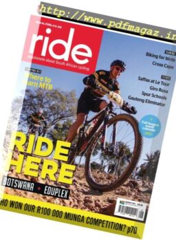 Ride South Africa – August 2017