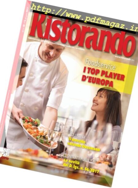 Ristorando – Giugno 2017 Cover