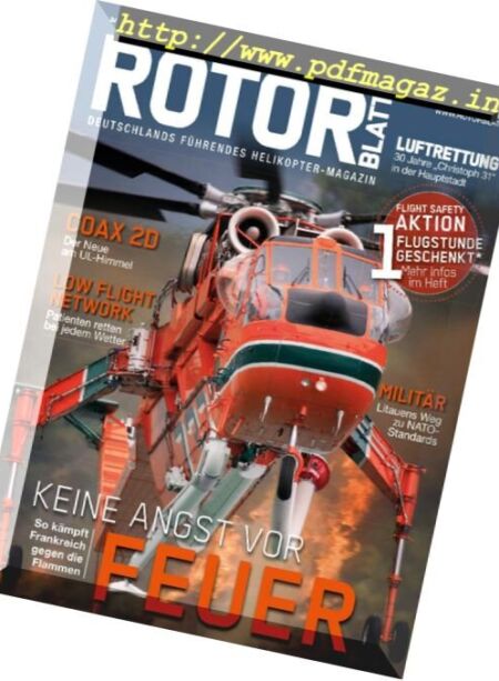 Rotorblatt – Nr.3, 2017 Cover