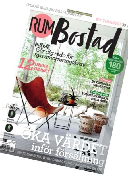 Rum Bostad – Nr.17 2017 Cover