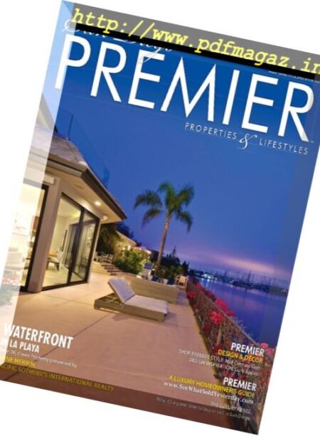 San Diego Premier – August 2017 Cover