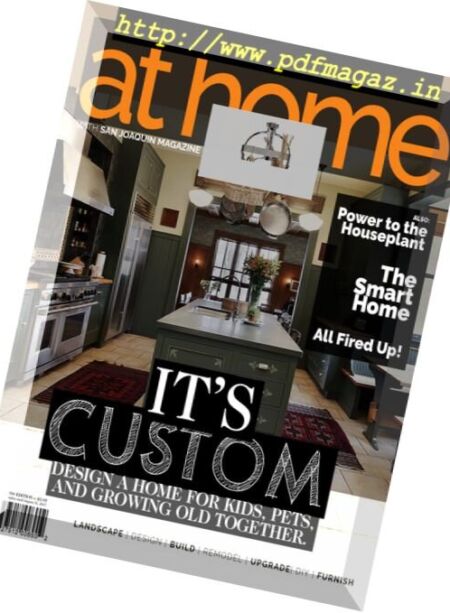 San Joaquin Magazine – At Home 2017 Cover