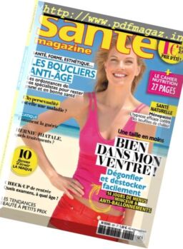 Sante Magazine – Septembre 2017