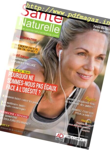 Sante Naturelle – Septembre-Octobre 2017 Cover