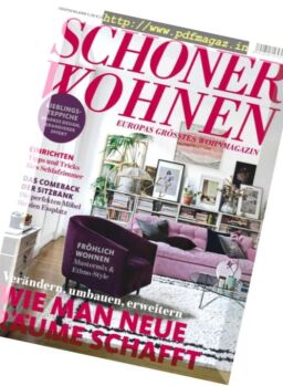 Schoner Wohnen – September 2017