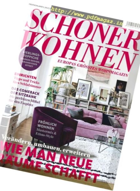 Schoner Wohnen – September 2017 Cover