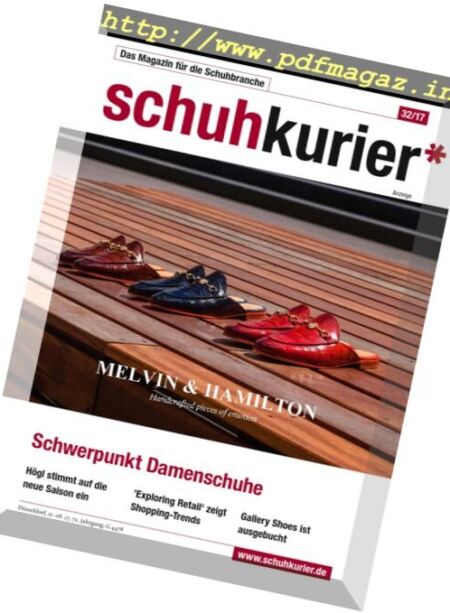 Schuhkurier – 11 August 2017 Cover