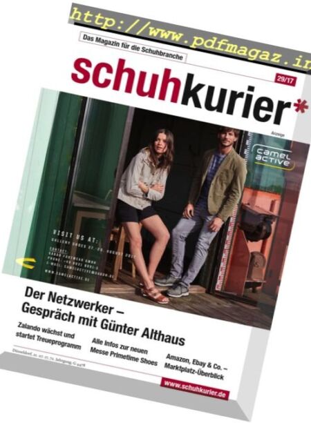 Schuhkurier – 21 Juli 2017 Cover