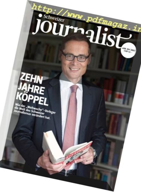 Schweizer Journalist – August-September 2017 Cover