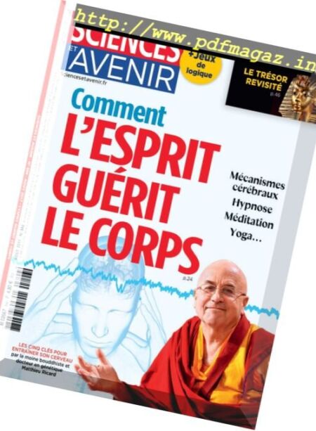 Sciences et Avenir – Aout 2017 Cover