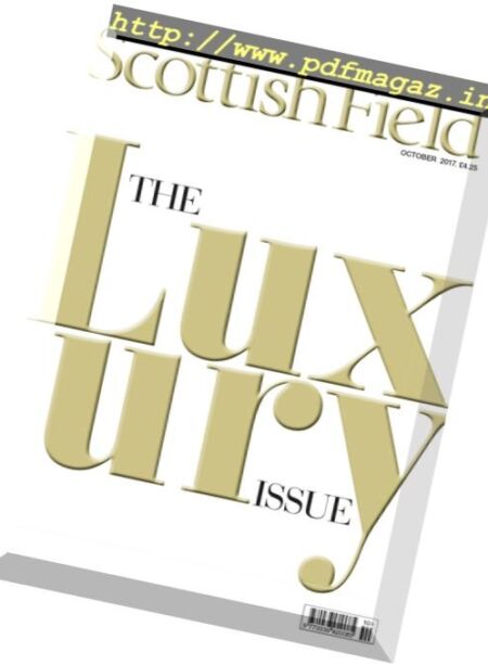 Scottish Field – October 2017 Cover