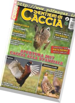 Sentieri Di Caccia – Settembre 2017