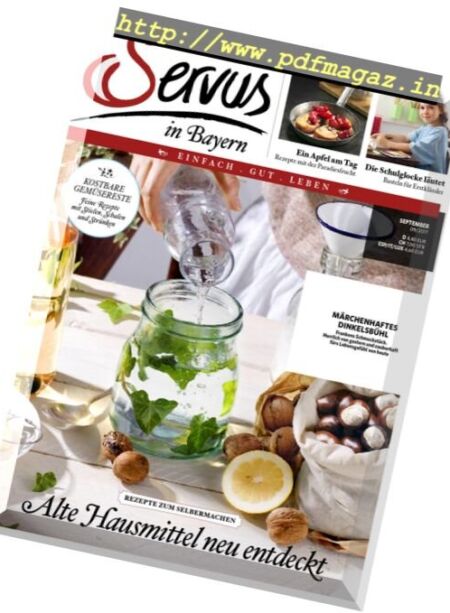 Servus in Bayern – September 2017 Cover