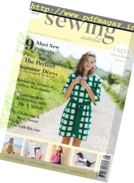 Sewing World – August 2017 Cover