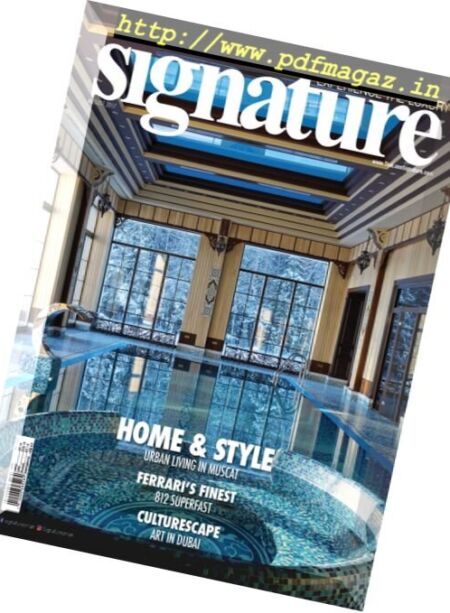 Signature – August 2017 Cover