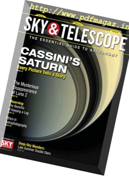 Sky & Telescope – September 2017 Cover