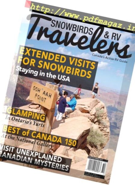 Snowbirds & RV Travelers – September 2017 Cover