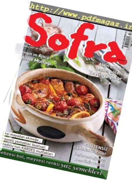 Sofra – Temmuz 2017 Cover