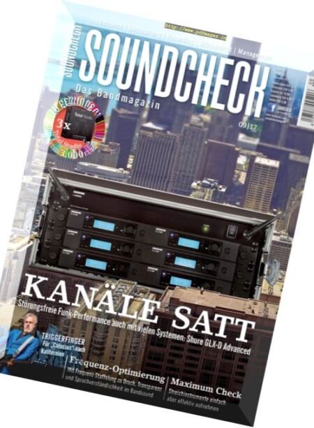 Soundcheck – September 2017 Cover