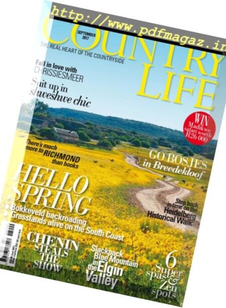 South African Country Life – September 2017 Cover