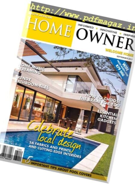 South African Home Owner – September 2017 Cover