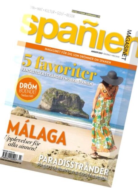 Spanien Magasinet – Augusti 2017 Cover