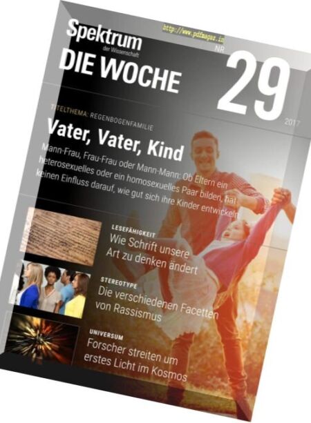 Spektrum Die Woche – Nr.29, 2017 Cover