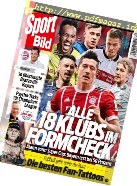 Sport Bild – 2 August 2017 Cover