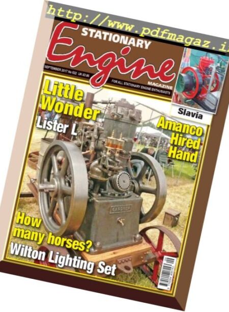 Stationary Engine – September 2017 Cover