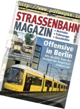 Strassenbahn Magazin – August 2017