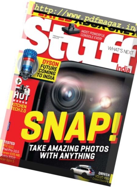 Stuff India – August 2017 Cover