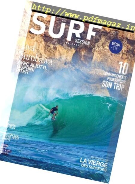 Surf Session – Aout 2017 Cover